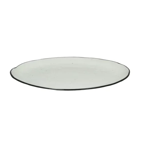Pomax - BASIL - dinner plate - porcelain - DIA 26 cm - white