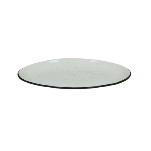Pomax - BASIL - dessert plate - porcelain - DIA 21 cm - white