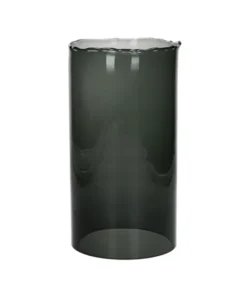 Pomax - JAZZ - cilinder - glas - DIA 13 x H 24 cm - smoke