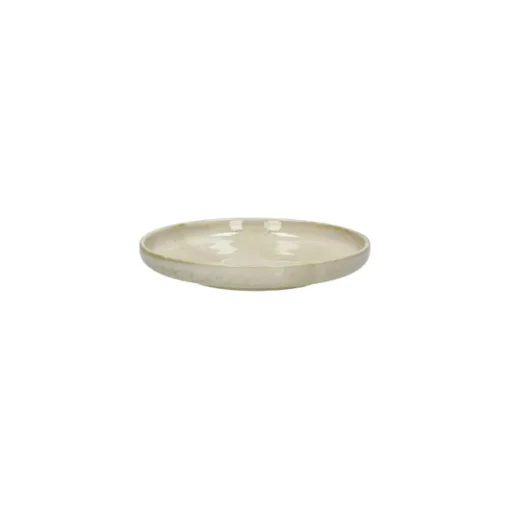 Pomax - NOUGAT - appetizer plate - porcelain - DIA 12,5 x H 2 cm - beige
