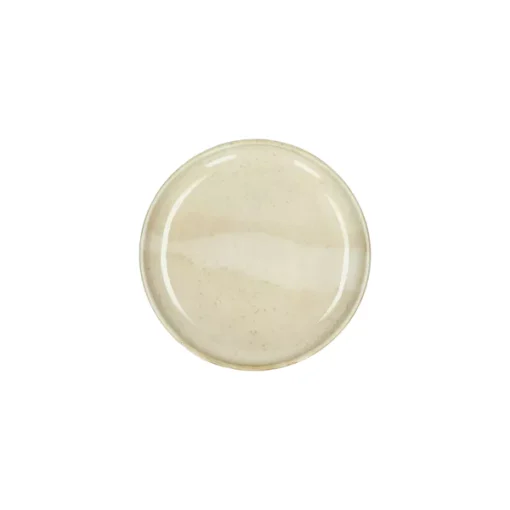 Pomax - NOUGAT - appetizer plate - porcelain - DIA 12,5 x H 2 cm - beige - Image 2