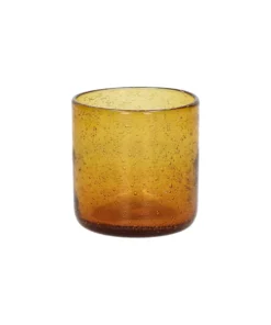 Pomax - VICO - water glass - glass - DIA 8 x H 8,2 cm - amber