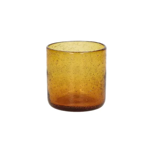 Pomax - VICO - water glass - glass - DIA 8 x H 8,2 cm - amber
