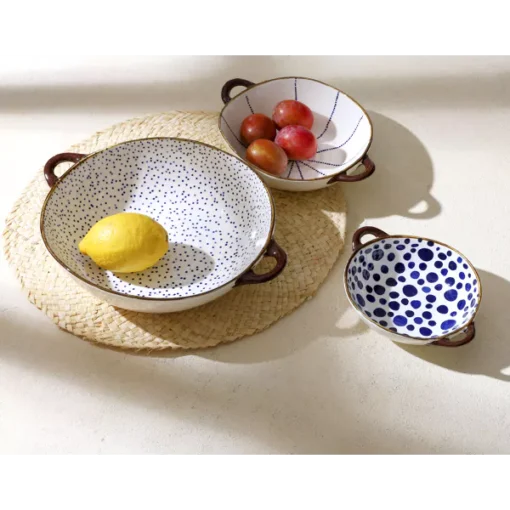 Pomax - ANAFI - oven dish/bowl - porcelain - L 17,5 x W 13,7 x H 5 cm - blue - Image 4