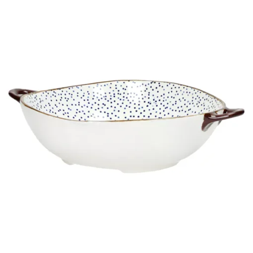 Pomax - ANAFI - oven dish/bowl - porcelain - L 31 x W 24,5 x H 7,5 cm - blue - Image 2