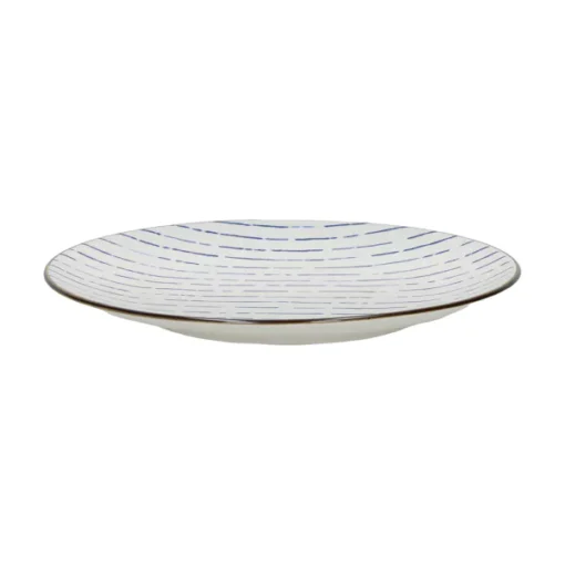 Pomax - ANAFI - dessert plate - porcelain - DIA 22 cm - blue - Image 3