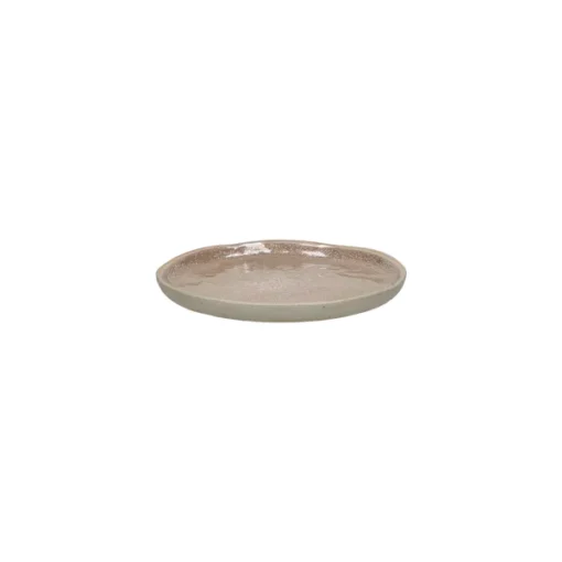 Pomax - SPIRO - appetizer plate - stoneware - DIA 12 cm x H 1 cm - powder pink