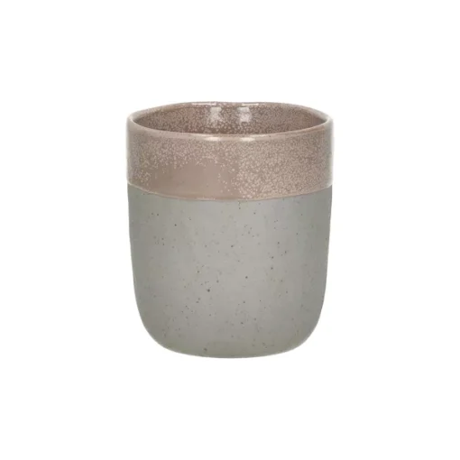 Pomax - SPIRO - tumbler - stoneware - DIA 8 x H 9 cm - powder pink - Image 2