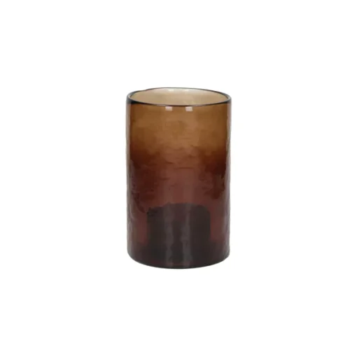 Pomax - PATTI - hurricane - glass - DIA 12,5 x H 20 cm - amber