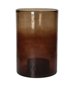 Pomax - PATTI - hurricane - glass - DIA 20,25 x H 30,5 cm - amber