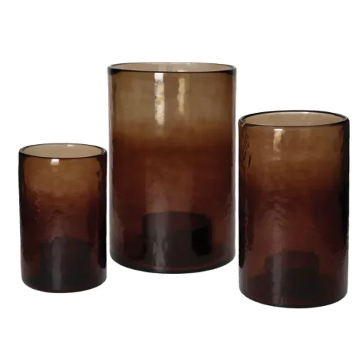Pomax - PATTI - hurricane - glass - DIA 20,25 x H 30,5 cm - amber - Image 2