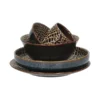 Pomax - LOTUS - dessert plate - porcelain - DIA 22 x H 2,5 cm - bronze - Image 3