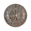 Pomax - LOTUS - dessert plate - porcelain - DIA 22 x H 2,5 cm - bronze - Image 2