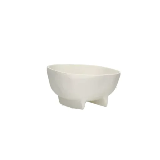 Pomax - TRULLI - set/3 bowls - aluminium - L 16/20/26 x W 15,5/21,5/27 x H 8/10/10 cm - off-white - Image 4