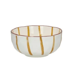 Pomax - MYKONOS - soup bowl - porcelain - DIA 15,2 x H 6 cm - yellow