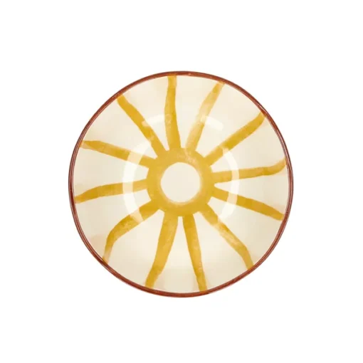 Pomax - MYKONOS - soup bowl - porcelain - DIA 15,2 x H 6 cm - yellow - Image 2