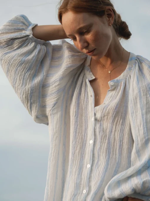 lu.ciee - Linen Crinkle Blouse