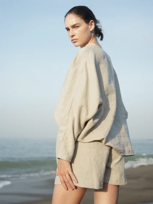 lu.ciee - Stella Blouse in Natural Brown - Image 3