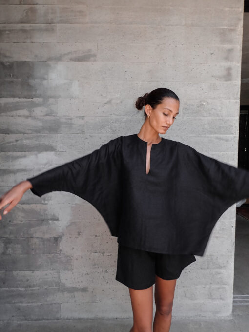 lu.ciee - Stella Blouse in Black - Image 2