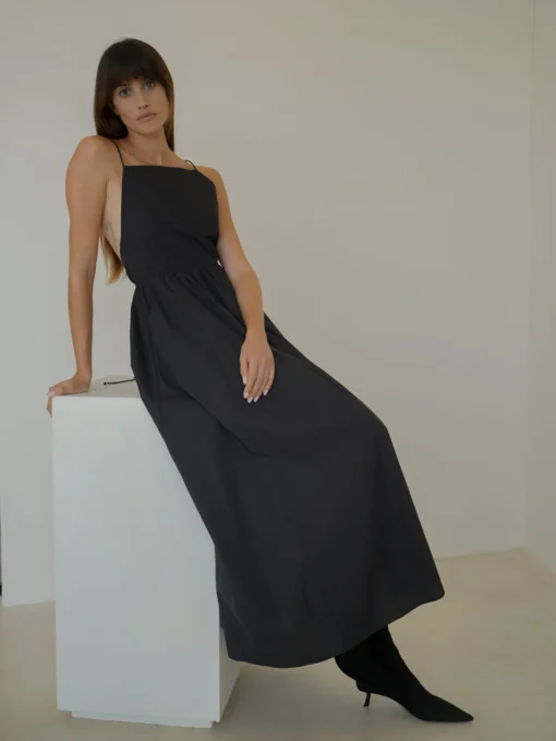 lu.ciee -  Calliope Backless Dress in Black - Image 5