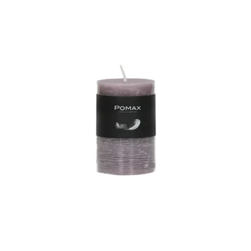 Pomax - CANDLE - candle - paraffin wax - DIA 5 x H 8 cm - lavender