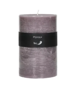 Pomax - CANDLE - candle - paraffin wax - DIA 10 x H 15 cm - lavender