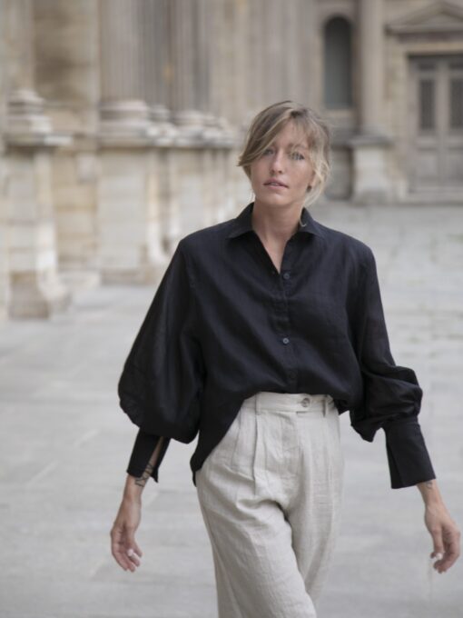 lu.ciee - Eloise Shirt in Black - Image 3