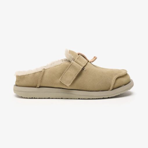 Satorisan - Uwabaki Clog Strap Suede - Driftwood - Image 6