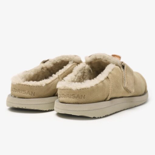 Satorisan - Uwabaki Clog Strap Suede - Driftwood - Image 4