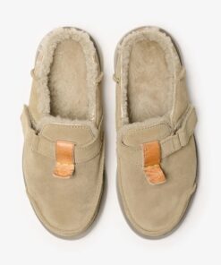 Satorisan - Uwabaki Clog Strap Suede - Driftwood