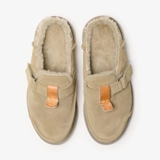 Satorisan - Uwabaki Clog Strap Suede - Driftwood