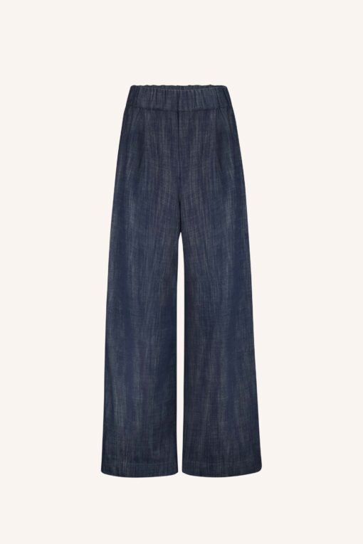 by-bar - benji twill pants | navy - Image 2