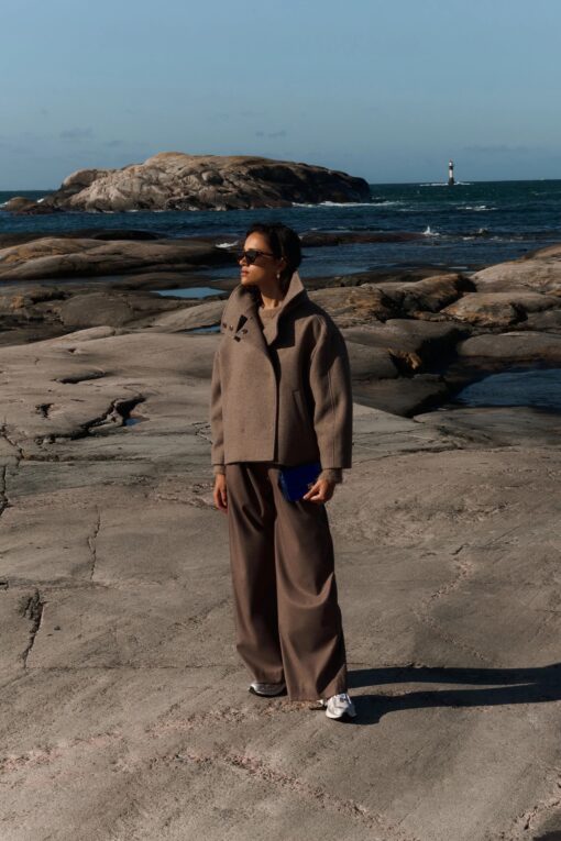 by-bar - rika coat | dark sand - Image 7