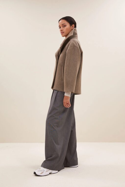 by-bar - rika coat | dark sand - Image 6