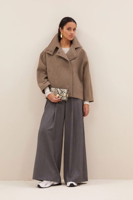 by-bar - rika coat | dark sand - Image 4