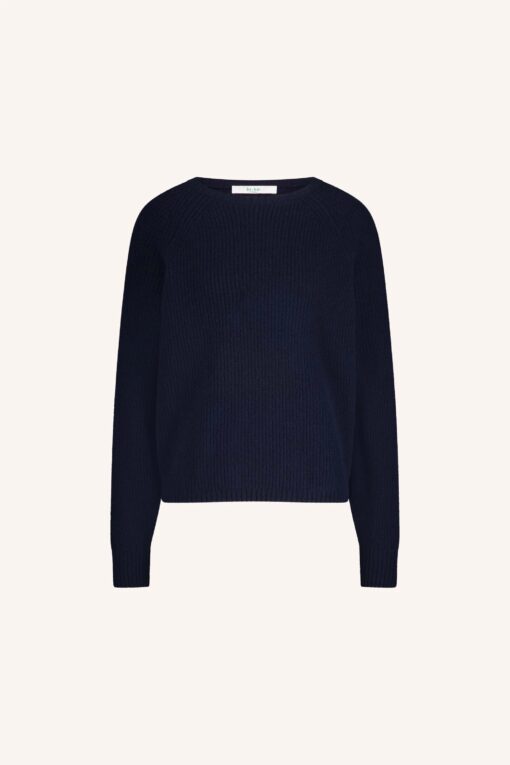by-bar - meadow roundneck pullover | midnight - Image 2