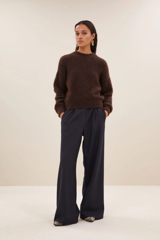 by-bar - sonny sparkle pullover | dark brown - Image 6