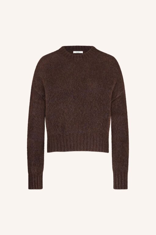 by-bar - sonny sparkle pullover | dark brown - Image 2
