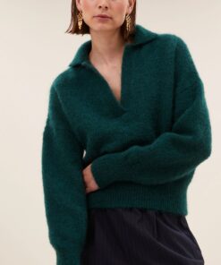 by-bar - polo pullover | dark green