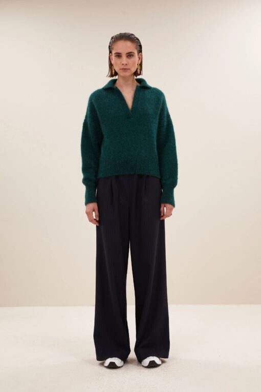 by-bar - polo pullover | dark green - Image 5