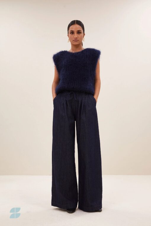 by-bar - jaxx stockholm blue pants | dark denim
