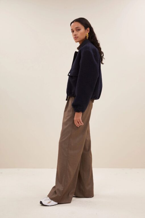 by-bar - maggie wool jacket | midnight - Image 6