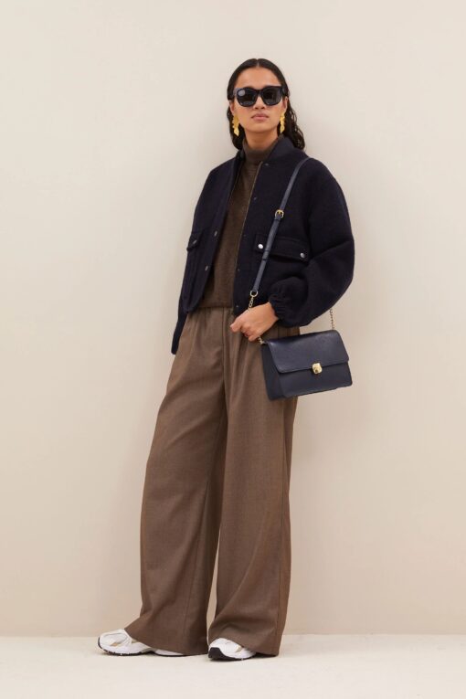 by-bar - maggie wool jacket | midnight - Image 3