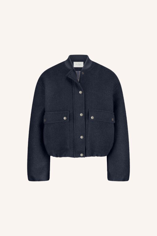 by-bar - maggie wool jacket | midnight - Image 2
