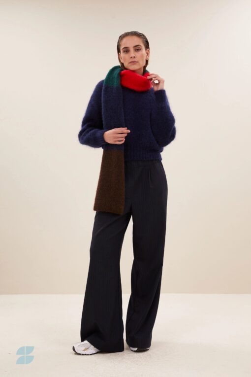 by-bar - leah striped scarf | multi stripe