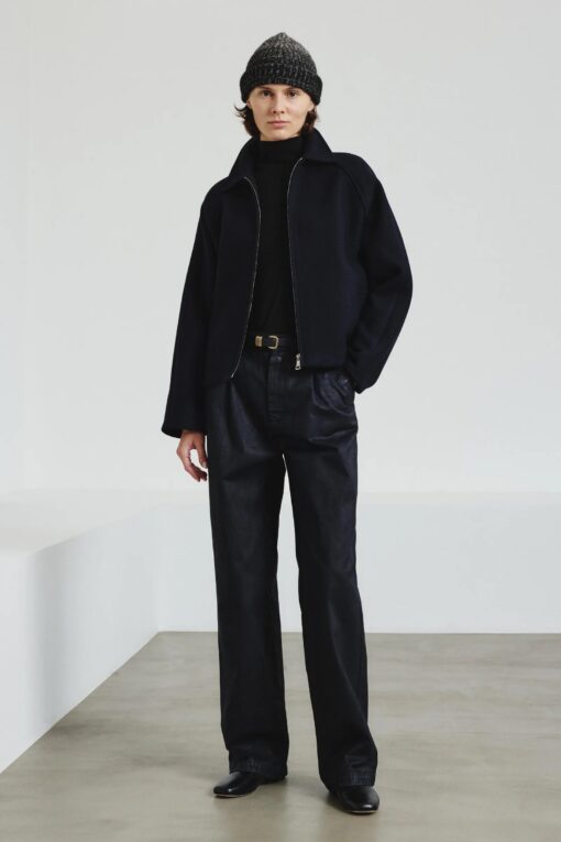 Pomandère - Felted wool jacket - navy - Image 5