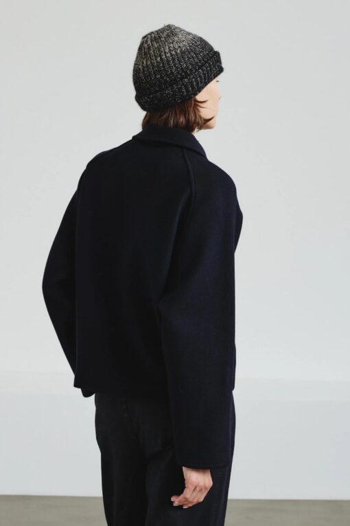 Pomandère - Felted wool jacket - navy - Image 4