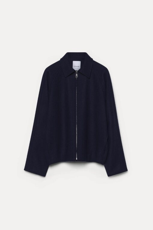 Pomandère - Felted wool jacket - navy - Image 2