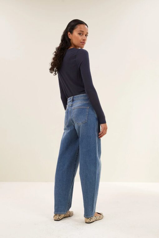 by-bar - basic ls wool top | midnight - Image 4