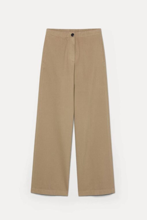 Pomandère - Iconic trousers in brushed drill - sand - Image 5